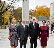 Belgijos Karaliaus ir  Karalienės vie&scaron;nagė Kaune