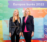 ES investicijų projektų apdovanojimai &bdquo;Europos burės 2022&ldquo;