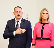 Prisiekė naujai i&scaron;rinkta Alytaus miesto savivaldybės taryba ir meras