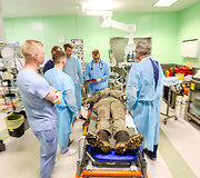 Karinių pratybų &bdquo;Geležinis vilkas 23-1&ldquo;  medicininė dalis Kauno klinikose