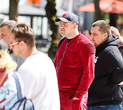 Antanas Kandrotas-Celofanas su pasekėjais prie Kauno savivaldybės