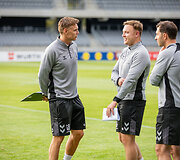 Lietuvos futbolo rinktinės treniruotė prie&scaron; rungtynes su Juodkalnija