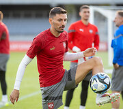Serbijos futbolo rinktinės treniruotė prie&scaron; rungtynes su Lietuva