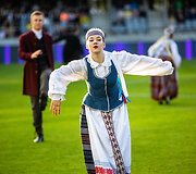 Pasaulio futbolo legendų rungtynės su legendiniais Lietuvos futbolininkais