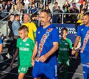 Pasaulio futbolo legendų rungtynės su legendiniais Lietuvos futbolininkais