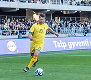 Pasaulio futbolo legendų rungtynės su legendiniais Lietuvos futbolininkais
