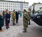 Gitano Nausėdos ir Norvegijos kronprinco Haakono susitikimas su Norvegijos kariais Rukloje