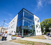 Žmogaus biologinių i&scaron;teklių centro atidarymas LSMU Kauno klinikose