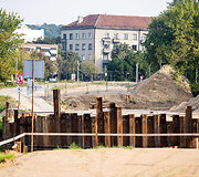Pėsčiųjų ir dviratininkų tilto per Nemuną Kaune staybų pradžios ceremonija