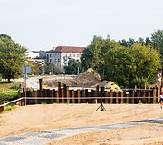 Pėsčiųjų ir dviratininkų tilto per Nemuną Kaune staybų pradžios ceremonija