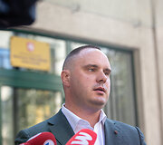 Andrius Vy&scaron;niauskas po akplausos Specialiųjų tyrimų tarnyboje Kaune