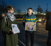 &bdquo;Poppies Palestine Action&ldquo; prie Dariaus ir Girėno stadiono