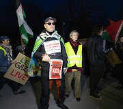 &bdquo;Poppies Palestine Action&ldquo; prie Dariaus ir Girėno stadiono