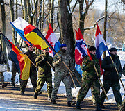 NATO daugianacionalinės kovinės grupės vadovavimo perdavimo ceremonija