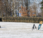 NATO daugianacionalinės kovinės grupės vadovavimo perdavimo ceremonija