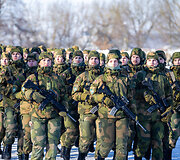NATO daugianacionalinės kovinės grupės vadovavimo perdavimo ceremonija