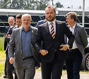Dronų aptikimo žemutinėje oro erdvėje sistemos pristatymas Juragiuose
