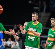 Lietuvos vyrų krep&scaron;inio rinktinės kontrolinės rungtynės: Lietuva &ndash; Estija