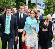 Laura Juozaitytė ir Žygimantas Janavičius (pora priekyje) ir Adas Ju&scaron;kevičius su Simona Kniazevaite