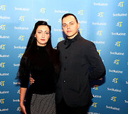 Nicholas Kin su sužadėtine Raimonda Balsyte