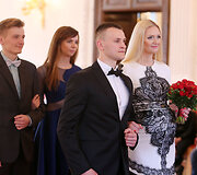Kristinos Budrytės ir &Scaron;arūno Andriulaičio vestuvių akimirka