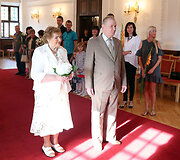 Benedikto ir Jadvygos &Scaron;apauskų deimantinių vestuvių akimirka