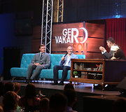 &bdquo;Gero vakaro &scaron;ou&ldquo; filmavimo akimirka