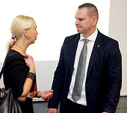 Audra Ginelevičienė ir Mindaugas &Scaron;pokas