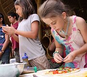 Vaikai "Žaliojoje mokykloje"