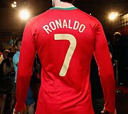 Futbolininko Cristiano Ronaldo va&scaron;kinė figūra