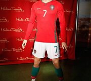 Futbolininko Cristiano Ronaldo va&scaron;kinė figūra