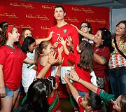 Futbolininko Cristiano Ronaldo va&scaron;kinė figūra
