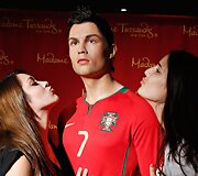 Futbolininko Cristiano Ronaldo va&scaron;kinė figūra