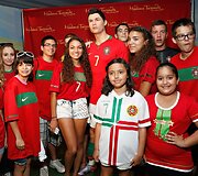 Futbolininko Cristiano Ronaldo va&scaron;kinė figūra