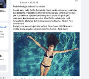 Tvirtinama, esą &bdquo;laišką&ldquo; parašė žurnalistėe