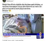 Socialiniuose tinkluose dalijamasi įrašu apie tariamai manekenus vietoj ligonių &bdquo;gydančius&ldquo; Prancūzijos medikus