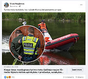 Tas pats tekstas apie tariamai naujas paauglio dingimo aplinkybes publikuojamas įvairiausiais adresais