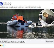 Tas pats tekstas apie tariamai naujas paauglio dingimo aplinkybes publikuojamas įvairiausiais adresais