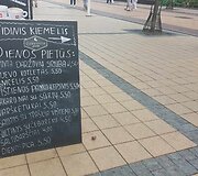Patiekalų kainos Palangoje