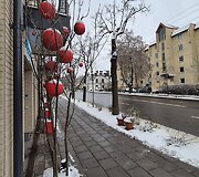Sniegas Vilniuje