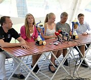 Marius Vasiliauskas, Monika Povilaitytė, Ieva Dumbauskaitė, Tadas Donėla ir Dainius Budrys
