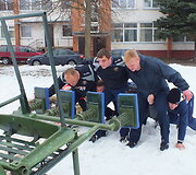 Lietuvos regbio rinktinės treniruotė