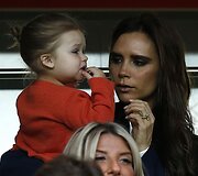 Victoria Beckham su dukra Harper