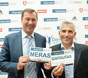 Artūras Zuokas ir &bdquo;Danske&ldquo; banko generalinis direktorius Gintautas Galvanauskas
