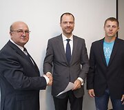 Visvaldas Matijo&scaron;aitis, Rytis Davidovičius ir Dovydas Taujanskas