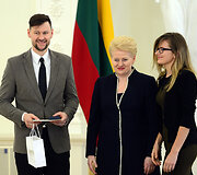 Ledo ritulininkų priėmimas prezidentūroje