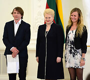 Ledo ritulininkų priėmimas prezidentūroje