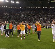 &bdquo;Juventus&ldquo; futbolininkai &scaron;venčia čempionų titulą