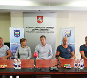 Lietuvos irklavimo federacijos spaudos konferencija