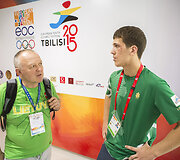 Zenonas Vencevičius ir Donatas Sabonis